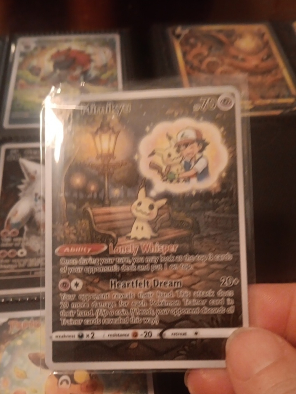 Mimikyu Promo Card – Black & Cream Collectible